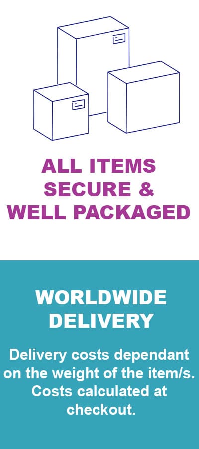 secure packaging on all mosaic items