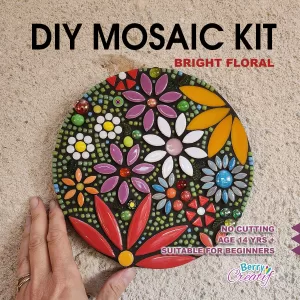 mosaic kit for adults flower art